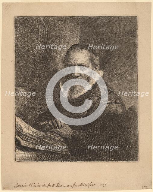 Jan Cornelisz. Sylvius, 1633. Creator: Rembrandt Harmensz van Rijn.