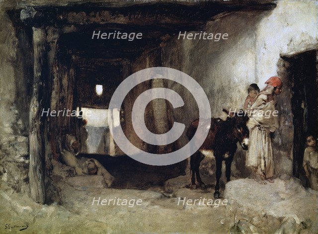 'A House in the Sahara', 1880s.  Artist: Gustave Guillaumet