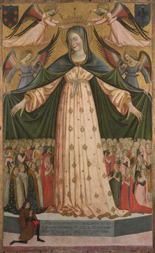 Madonna della Misericordia (Madonna of Mercy), 1448. Creator: Giovanni da Gaeta (active ca. 1448-1472).