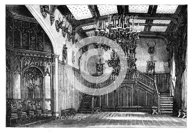 The Ballroom, Balmoral Castle, Scotland. Artist: Unknown
