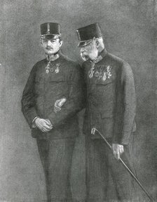 'Francois-Joseph et Charles de Habsbourg', 1914. Creator: J Simont.