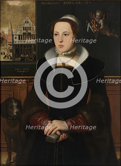 Portrait of Jacquemyne Buuck, 1551. Creator: Pourbus, Pieter (1523-1584).