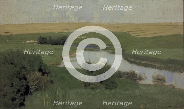 Small River Istra, 1885-1886. Artist: Levitan, Isaak Ilyich (1860-1900)