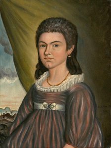 Lucia Leonard, 1801. Creator: Luther Allen.