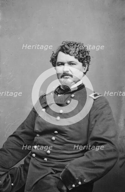 General Samuel Davis Sturgis, between 1855 and 1865. Creator: Unknown.