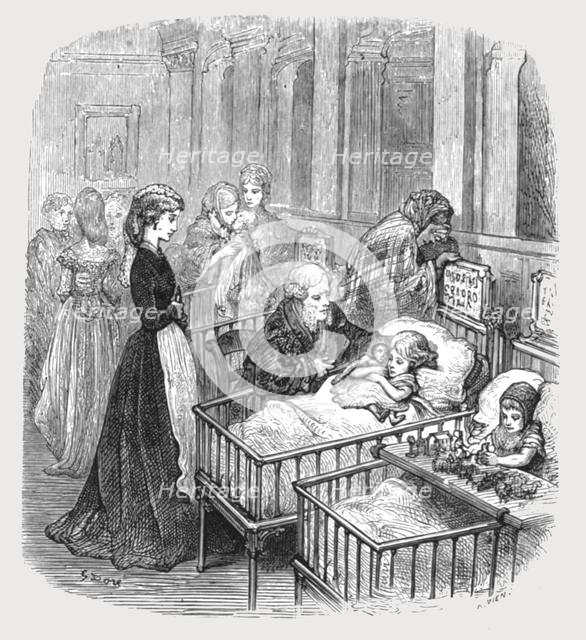 'Infant Hospital Patients', 1872.  Creator: Gustave Doré.