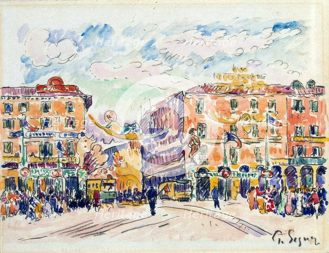 'City Square', c1925.  Artist: Paul Signac