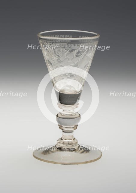 Wine Glass, England, c. 1730. Creator: Unknown.