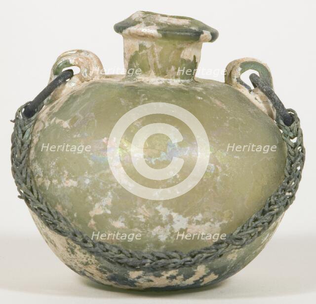 Aryballos (Container for Oil) with Chain, late 1st-2nd century. Creator: Unknown.