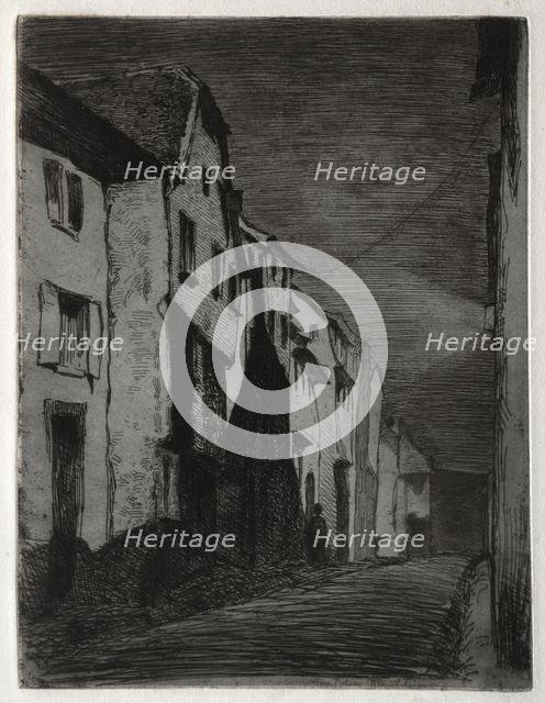 Street at Saverne. Creator: James McNeill Whistler (American, 1834-1903).