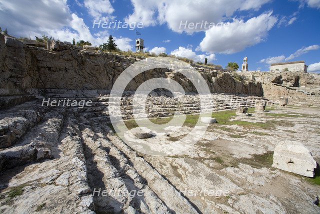 The Telesterion at Eleusis, Greece. Artist: Samuel Magal
