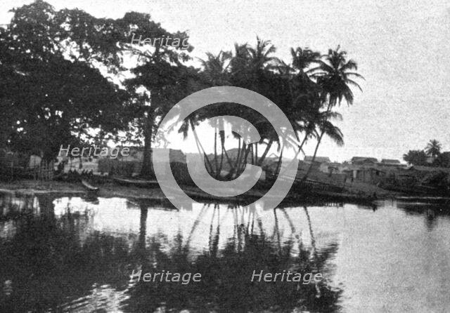''Grand Lahou et sa lagune; L'Ouest Africain', 1914. Creator: Unknown.
