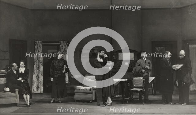 Man and woman embracing, 1935 - 1939. Creator: Unknown.