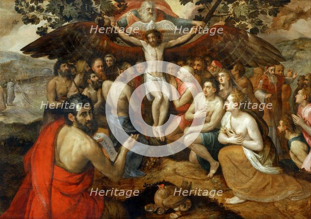 The Trinity, 1562. Creator: Floris, Frans, the Elder (1519-1570).