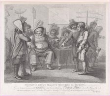 Falstaff at Justice Shallow's Mustering His Recruits (Shakespeare, Henry IV, Part ..., June 1, 1792. Creator: William Nelson Gardiner.