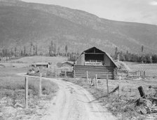 Farm of FSA, land clearing loan, Boundary County, Idaho, 1939. Creator: Dorothea Lange.