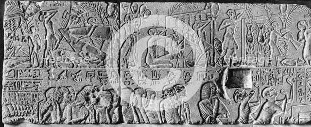 The funeral of a Memphite high priest, c1350 BC (1936). Artist: Unknown