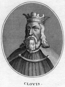 Clovis, King of the Franks. Artist: Unknown
