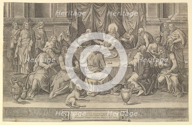 The Last Supper, 1564. Creator: Gaspare Osello.