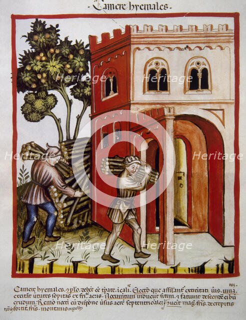 Winter rooms, 14th century.  Creator: Unknown.