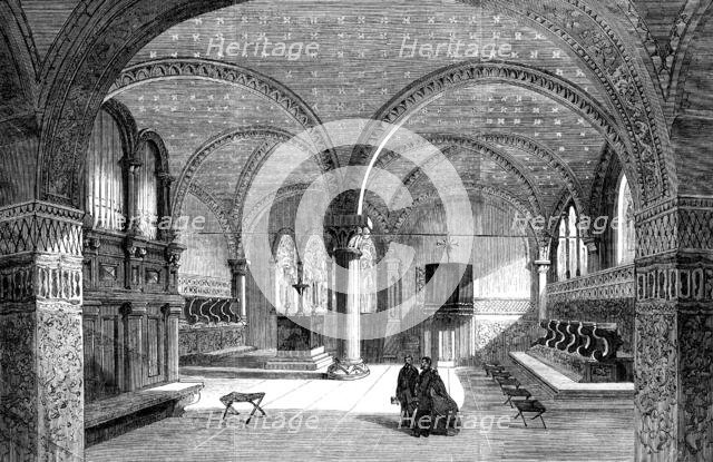 Luther's chapel at Wartburg Castle, 1862. Creator: Unknown.