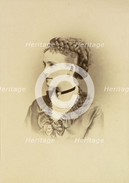 Portrait of Princess Eugenia Maximilianovna of Leuchtenberg (1845-1925), 1874.