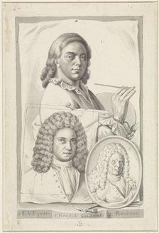 Portraits of Hendrik Soukens, Frans van Eynden and Roukens, 1757-1819. Creator: Roeland van Eynden.
