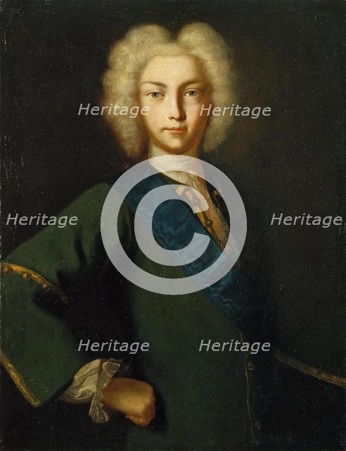 Portrait of the Tsar Peter II of Russia (1715-1730), 18th century. Artist: Anonymous  
