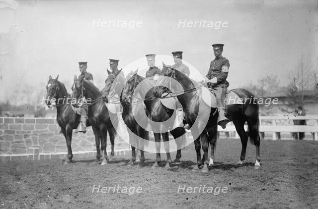 Horse Shows - U.S. Cavalry, 1911. Creator: Harris & Ewing.