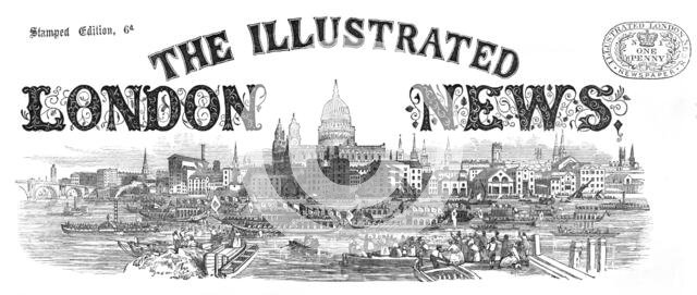 Front page of the "Illustrated London News", 1868. Creator: Unknown.