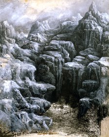 'The Rocks', c1842-1885. Artist: Rodolphe Bresdin