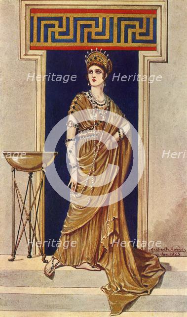 'An Empress of the Second and Third Century, A.D.', 1924. Creator: Herbert Norris.