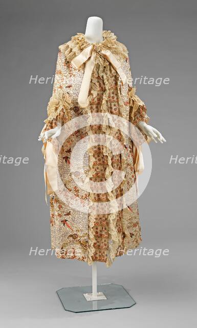 Evening cloak, French, 1885-89. Creator: Unknown.