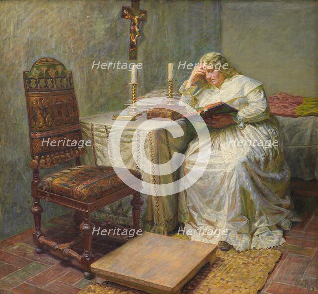 Leonora Christina in Blåtårn, 1891. Creator: Kristian Zahrtmann.