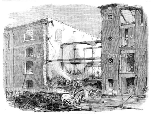 Ruins of the Late Fire at the London Docks, 1858. Creator: Unknown.