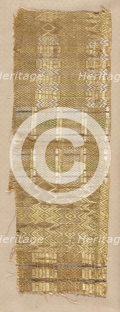 Silk Fragment, 13th century. Creator: Unknown.