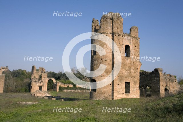 The Circus of Maxentius on the Via Appia, Rome, Italy. Artist: Samuel Magal