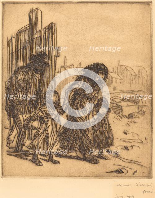 After the Seizure, 1908. Creator: Jean Louis Forain.