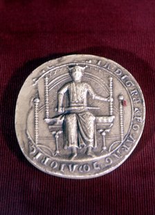 Royal Seal bearing the likeness of James I 'The Conqueror' (1208-1276), King of Aragon and Catalo…