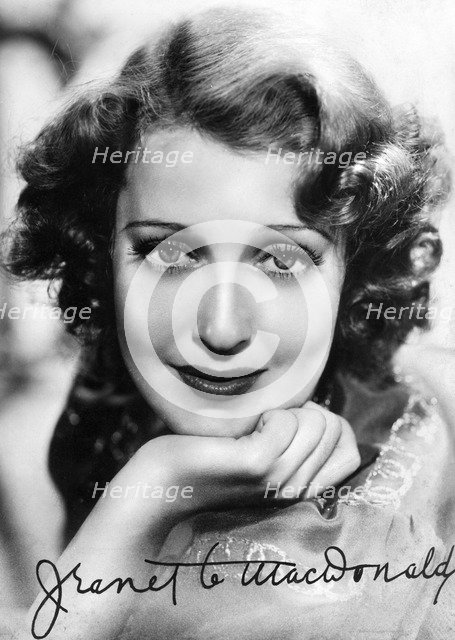 Jeanette MacDonald (1903-1965), American singer and actress, c1930s-c1940s. Artist: Unknown