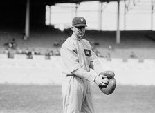 Bill Killefer, Philadelphia NL, at Polo Grounds, NY (baseball), 1913. Creator: Bain News Service.