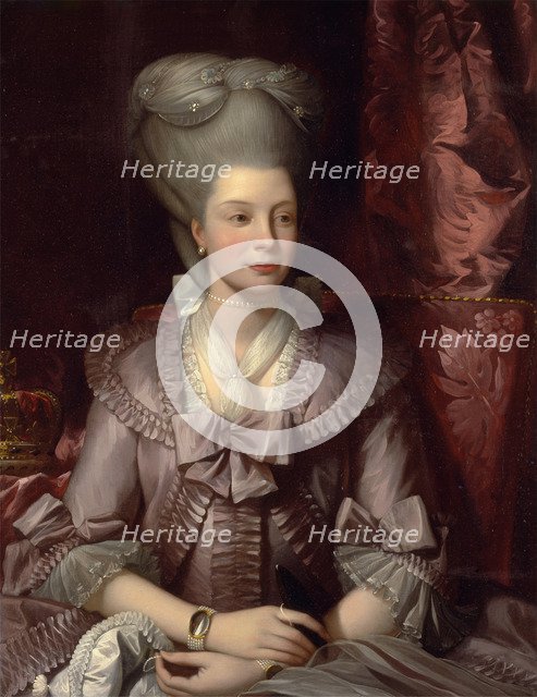Queen Charlotte of the United Kingdom (1744-1818), 1777. Artist: West, Benjamin (1738-1820)