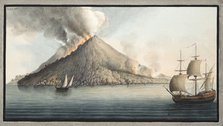View of the island of Stromboli taken by Monsieur Fabris, 1776.