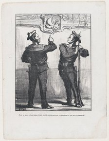 Nous ne nous serions jamais doutés tout de même..., 1870.  Creator: Honore Daumier.