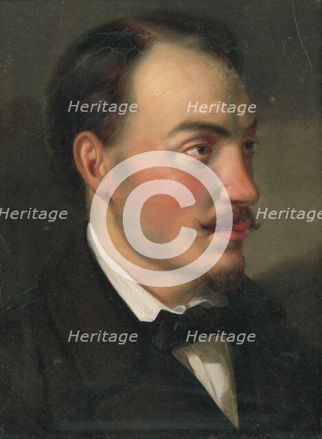 Portrait of a man, 1858. Creator: Anton Stadler.