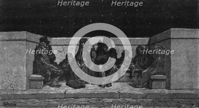 'Asleep Under the Stars', 1872.  Creator: Gustave Doré.