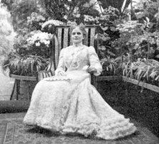 Ida Saxton McKinley, wife of President William McKinley, c1901. Artist: Unknown