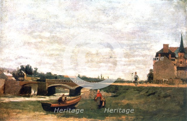 'View of the Village', c1855-1892. Artist: Stanislas Lepine