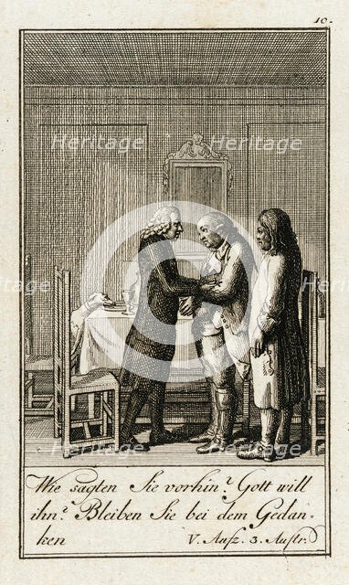 Iffland's Jager, 1786. Creator: Daniel Nikolaus Chodowiecki.