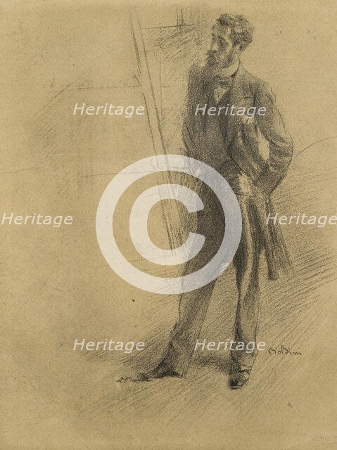 Portrait of Paul Helleu, . Creator: Boldini; Giovanni (1842-1931).